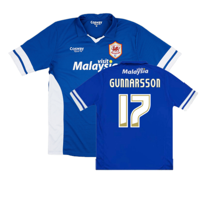 Cardiff City 2014-15 Away Shirt (M) (Very Good) (Gunnarsson 17)