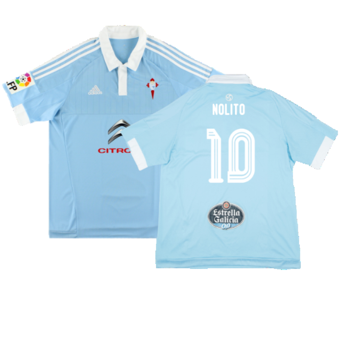 Celta Vigo 2015-16 Home Shirt (S) (Excellent) (Nolito 10)