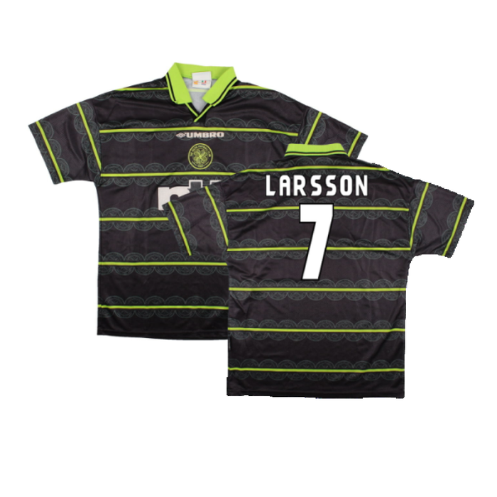 Celtic 1999-2000 Away Shirt (L) (Excellent) (Larsson 7)