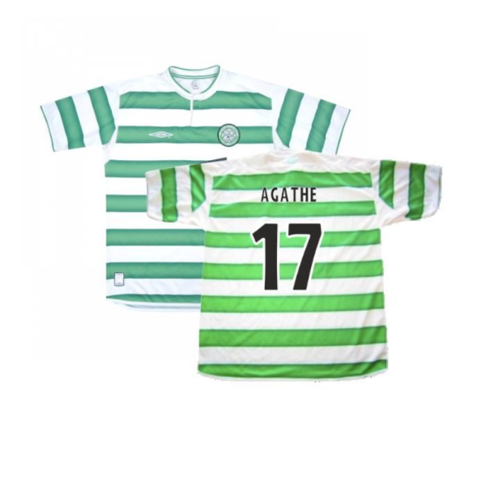 Celtic 2003-04 Home Shirt (M) (Very Good) (Agathe 17)