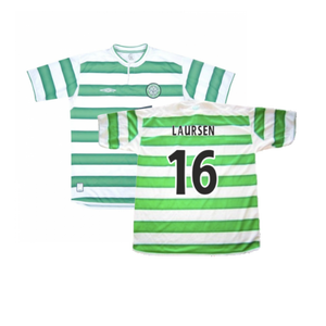 Celtic 2003-04 Home Shirt (M) (Very Good) (Laursen 16)_0