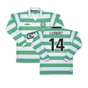 Celtic 2004-05 Home Long Sleeve Shirt (XXL) (Excellent) (Lambert 14)_0