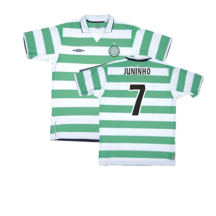 Celtic 2004-05 Home Shirt (Excellent) (Juninho 7)