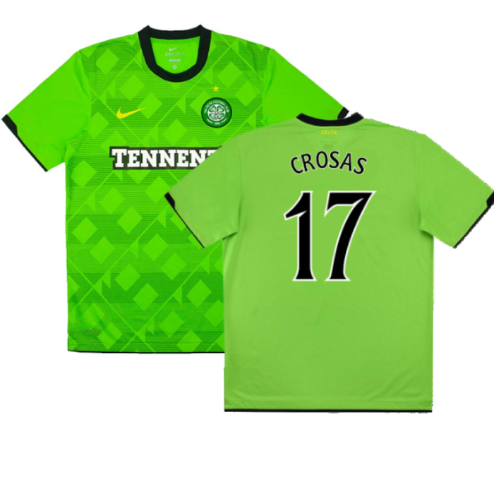 Celtic 2010-11 Away Shirt (XL) (Mint) (Crosas 17)