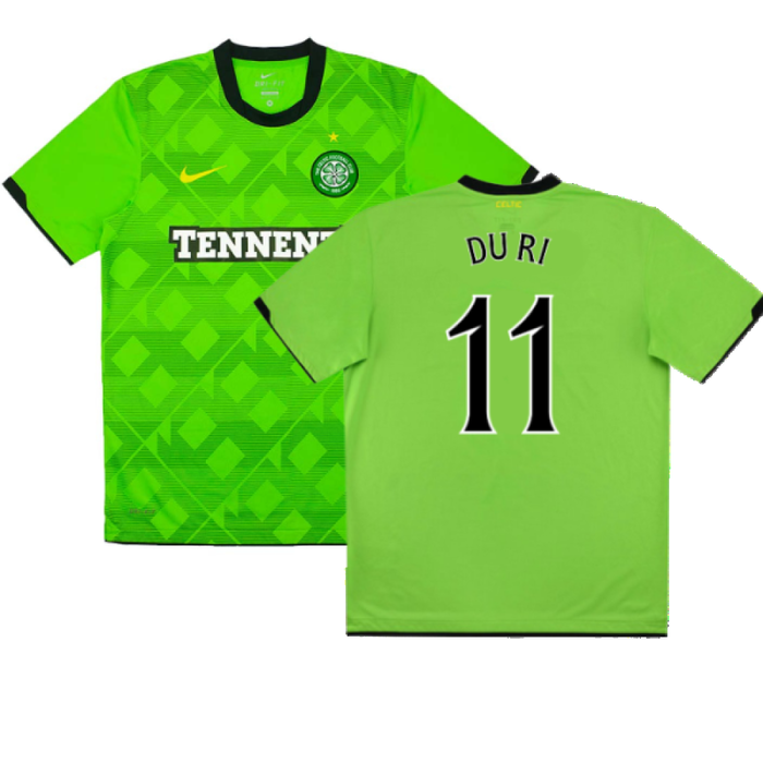 Celtic 2010-11 Away Shirt (XL) (Mint) (Du Ri 11)