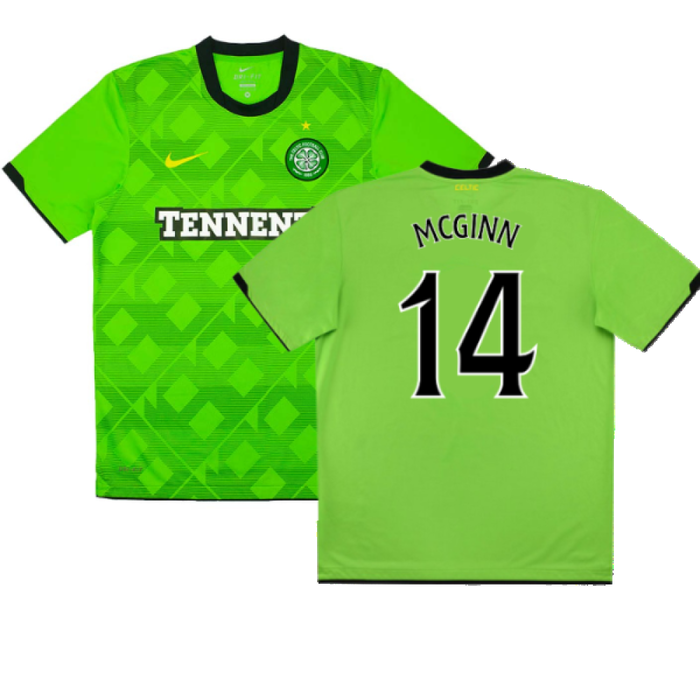 Celtic 2010-11 Away Shirt (XL) (Mint) (McGinn 14)