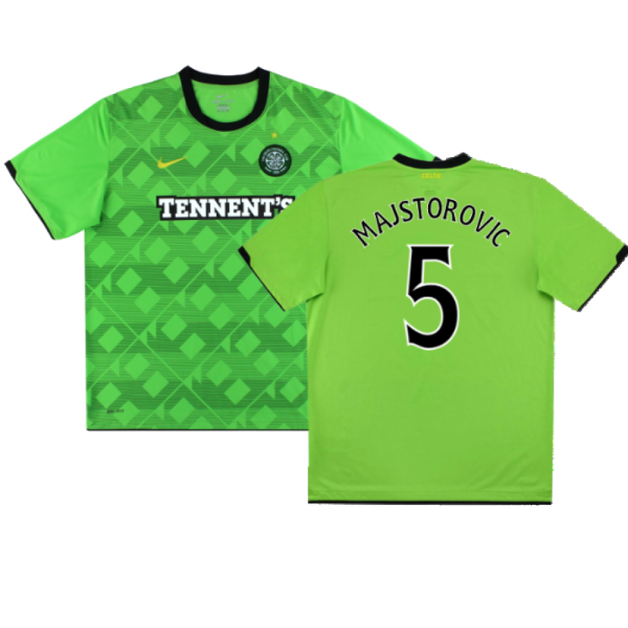 Celtic 2010-11 Away Shirt (M) (Excellent) (Majstorovic 5)