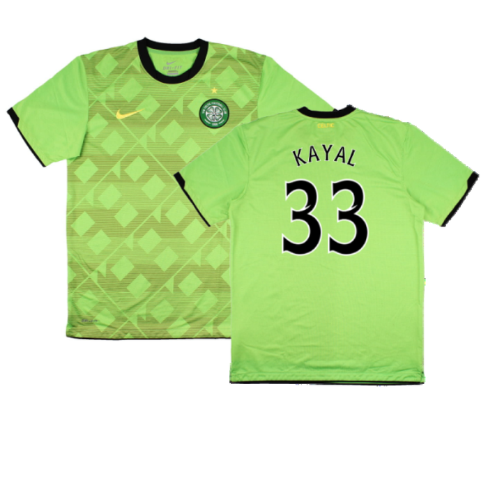 Celtic 2010-11 Away Shirt (Sponsorless) (M) (Very Good) (Kayal 33)