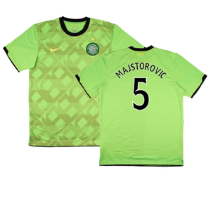 Celtic 2010-11 Away Shirt (Sponsorless) (M) (Very Good) (Majstorovic 5)_0