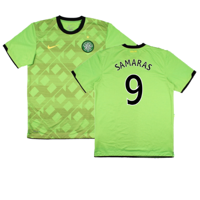 Celtic 2010-11 Away Shirt (Sponsorless) (M) (Excellent) (Samaras 9)