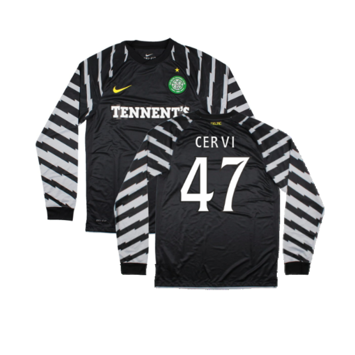 Celtic 2010-11 Goalkeeper Long Sleeve Shirt (M) (Mint) (Cervi 47)