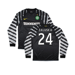 Celtic 2010-11 Goalkeeper Long Sleeve Shirt (M) (Mint) (Zaluska 24)_0