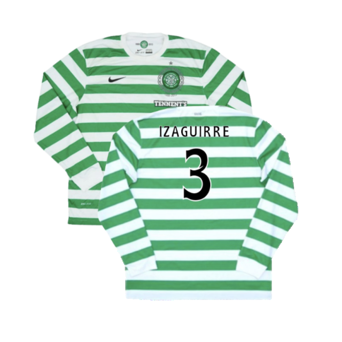 Celtic 2012-13 Long Sleeved Home Shirt (XL) (Excellent) (Izaguirre 3)