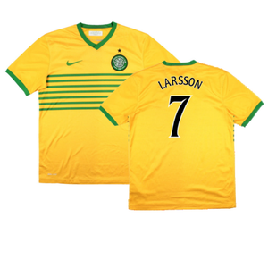 Celtic 2013-14 Away Shirt (Sponsorless) (M) (Very Good) (Larsson 7)_0