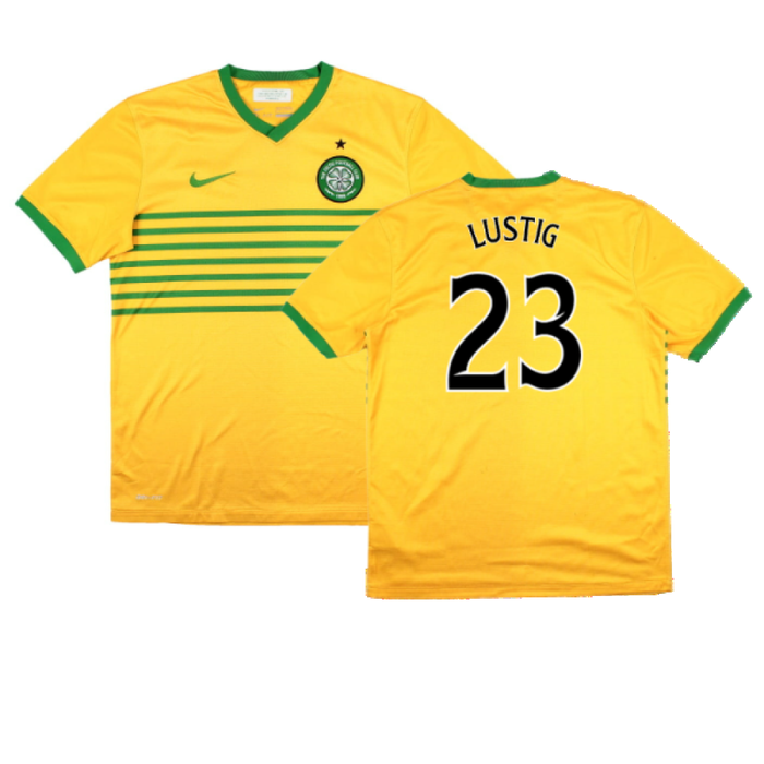 Celtic 2013-14 Away Shirt (Sponsorless) (M) (Very Good) (Lustig 23)