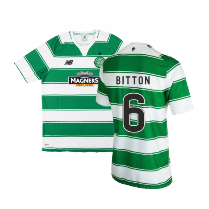 Celtic 2015-16 Home Shirt (Excellent) (Bitton 6)