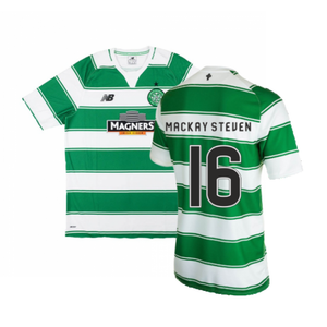 Celtic 2015-16 Home Shirt (Excellent) (Mackay Steven 16)_0