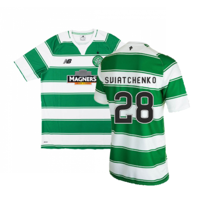 Celtic 2015-16 Home Shirt (Excellent) (Sviatchenko 28)