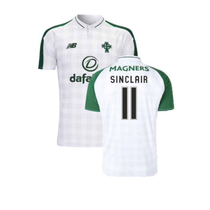 Celtic 2018-19 Away Shirt (s) (Excellent) (Sinclair 11)