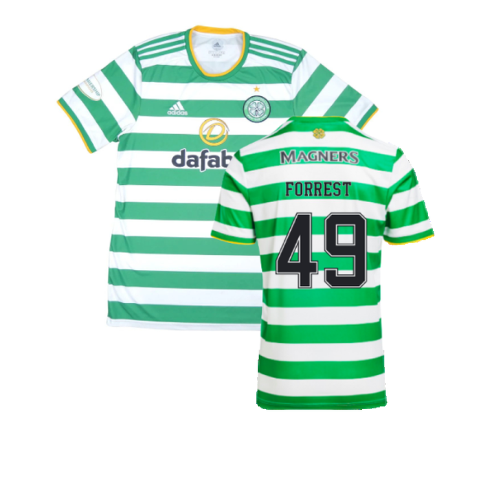 Celtic 2020-21 Home Shirt (L) (Mint) (FORREST 49)