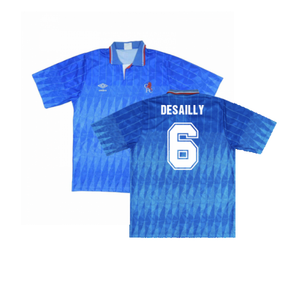 Chelsea 1989-91 Home Shirt (M) (Excellent) (DESAILLY 6)_0