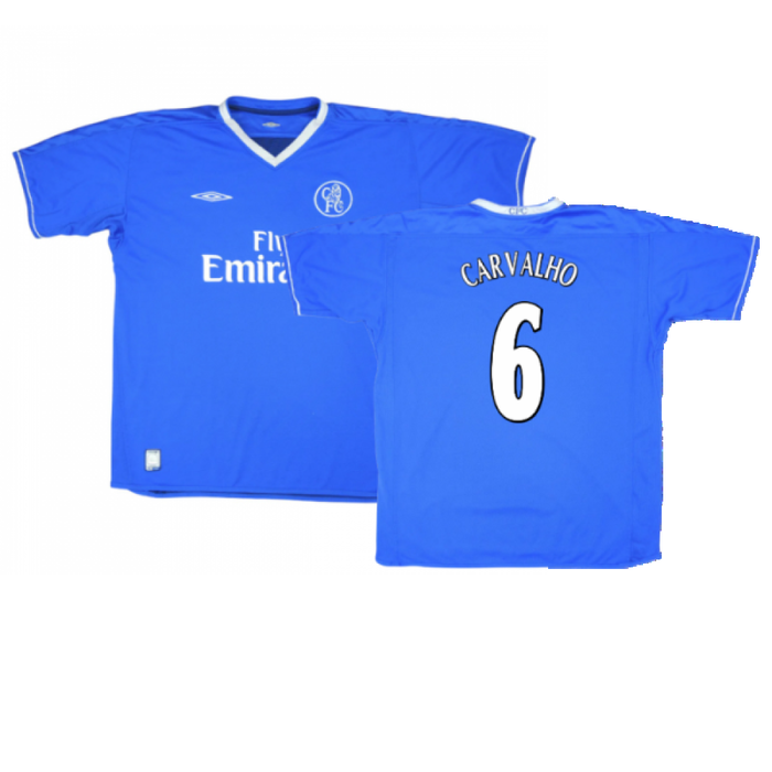 Chelsea 2003-05 Home Shirt (XL) (Excellent) (Carvalho 6)