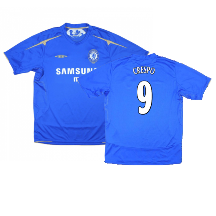 Chelsea 2005-06 Home Shirt (M) (Excellent) (Crespo 9)