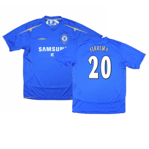 Chelsea 2005-06 Home Shirt (XL Boys) (Very Good) (Ferreira 20)_0