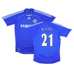 Chelsea 2006-08 Home Shirt (L) (Kalou 21) (Very Good)_0