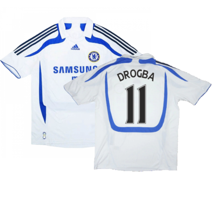 Chelsea 2007-08 Third Shirt (M) (Good) (Drogba 11)