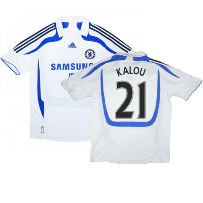 Chelsea 2007-08 Third Shirt (M) (Good) (Kalou 21)