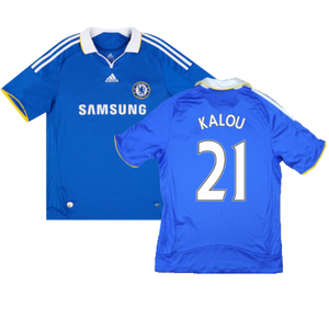 Chelsea 2008-09 Home Shirt (S) (Excellent) (Kalou 21)_0