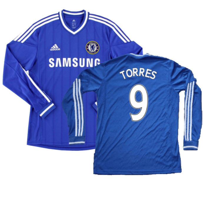 Chelsea 2013-14 Long Sleeve Home Shirt (S) (Excellent) (Torres 9)