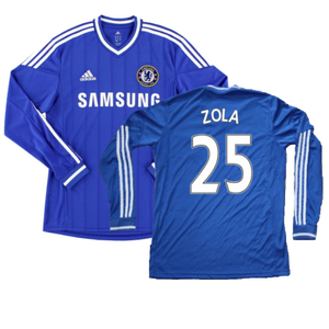 Chelsea 2013-14 Long Sleeve Home Shirt (S) (Excellent) (Zola 25)_0