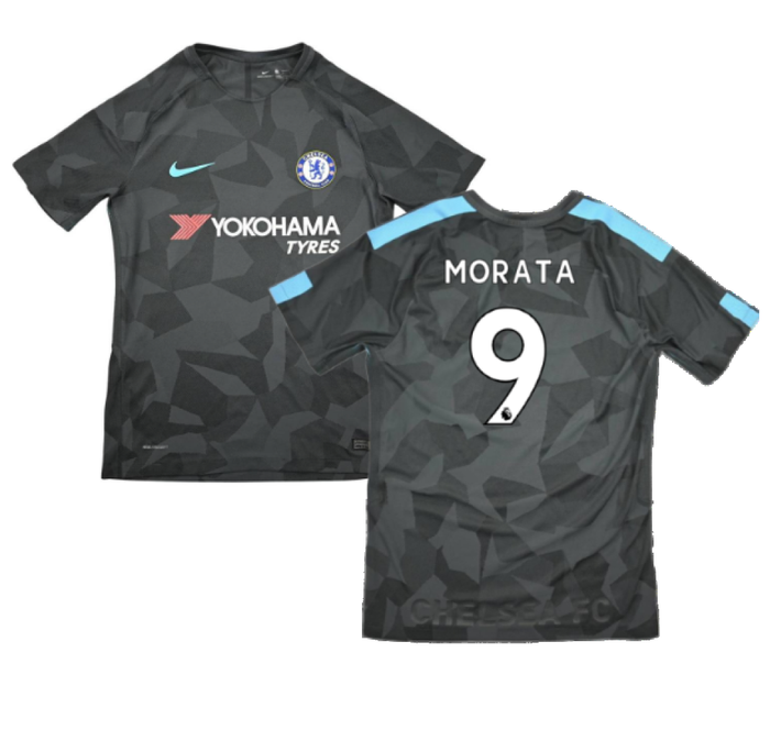 Chelsea 2017-18 Third Shirt (S) (Excellent) (Morata 9)