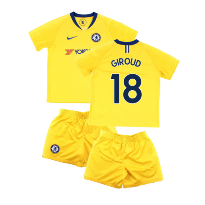 Chelsea 2018-19 Away Mini Kit (4-5y) (Giroud 18) (Very Good)