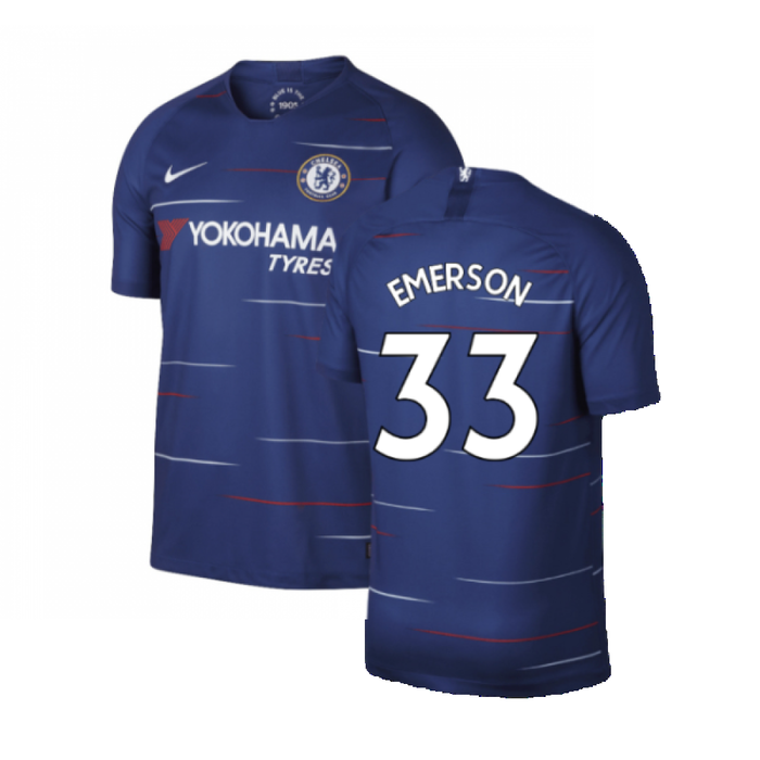 Chelsea 2018-19 Home Shirt (S) (Mint) (Emerson 33)