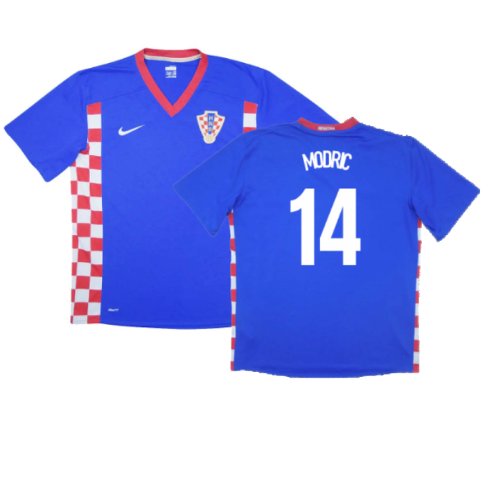 Croatia 2008-10 Away (Excellent) (Modric 14)