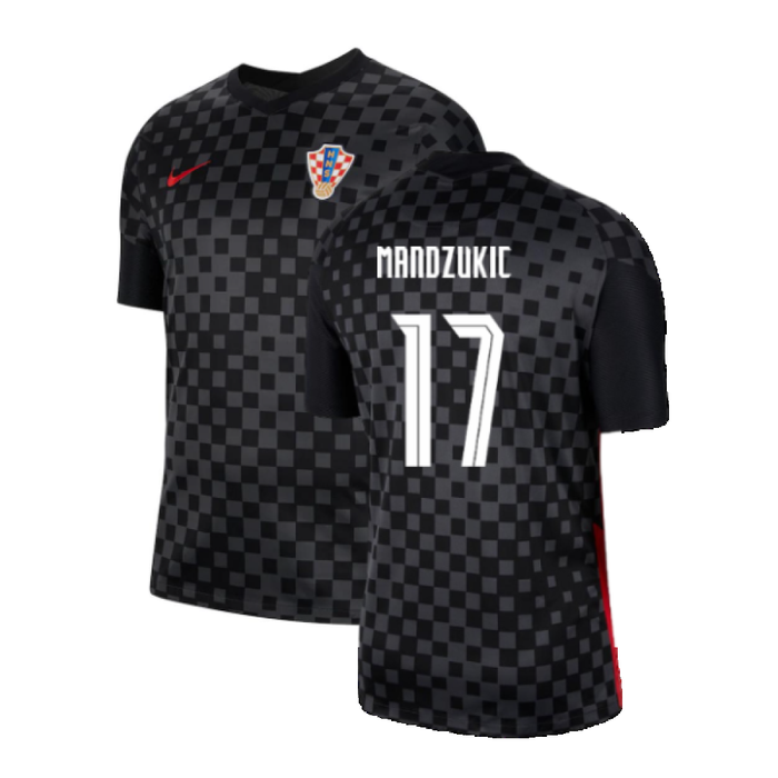 Croatia 2020-21 Away Shirt (S) (MANDZUKIC 17) (Excellent)