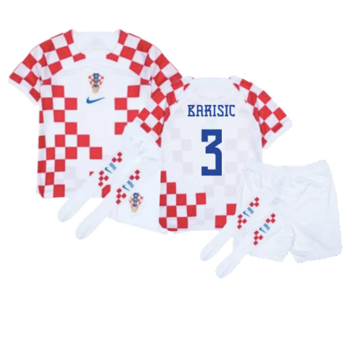 Croatia 2022-2023 Home Mini Kit (6-7y) (BNWT) (Barisic  3)