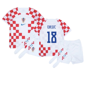 Croatia 2022-2023 Home Mini Kit (6-7y) (BNWT) (Orsic 18)_0