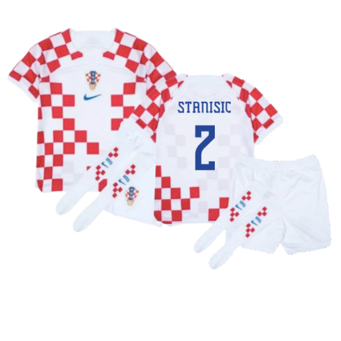 Croatia 2022-2023 Home Mini Kit (6-7y) (BNWT) (Stanisic 2)