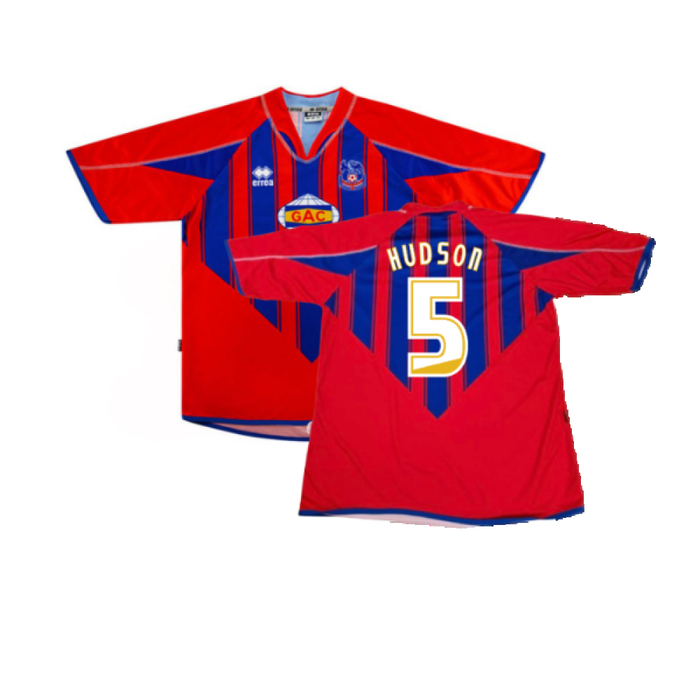 Crystal Palace 2007-08 Home Shirt (S) (Good) (Hudson 5)