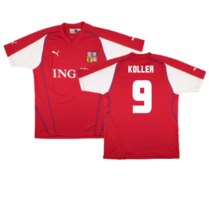 Czech Republic 2004-05 Home Shirt (2XL) (Good) (Koller 9)_0