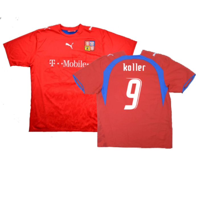 Czech Republic 2006-08 Home Shirt (XL) (Very Good) (Koller 9)