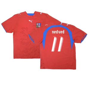 Czech Republic 2006-07 Home Shirt (XL) (Excellent) (Nedved 11)_0