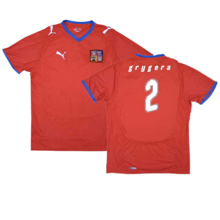 Czech Republic 2008-10 Home Shirt (M) (Excellent) (Grygera 2)