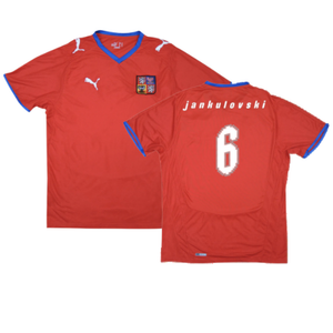 Czech Republic 2008-10 Home Shirt (XL) (Good) (Jankulovski 6)_0