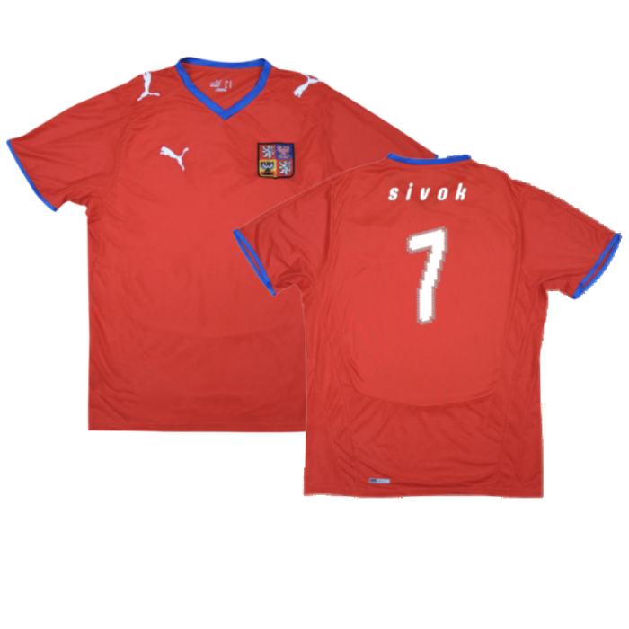 Czech Republic 2008-10 Home Shirt (XL) (Good) (Sivok 7)