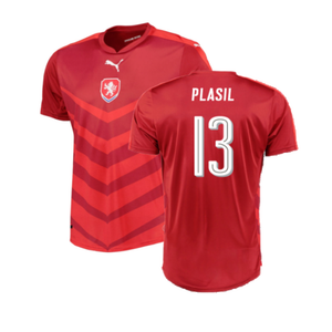 Czech Republic 2016-17 Home Shirt (L) (Very Good) (Plasil 13)_0